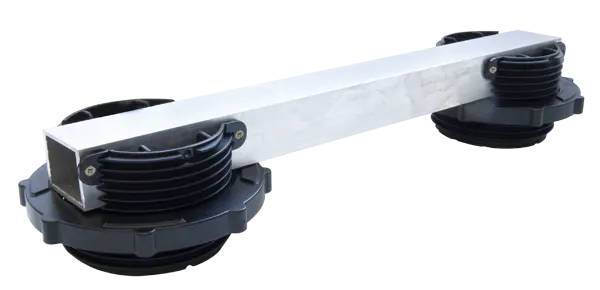 Dakota adjustable supports with aluminium joist